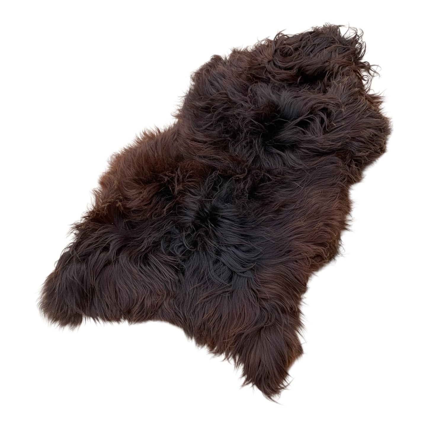 TOP Schaffell | 140cm | Echtes Lammfell |Teppich Deko | Natur-Braun | Sitzauflage