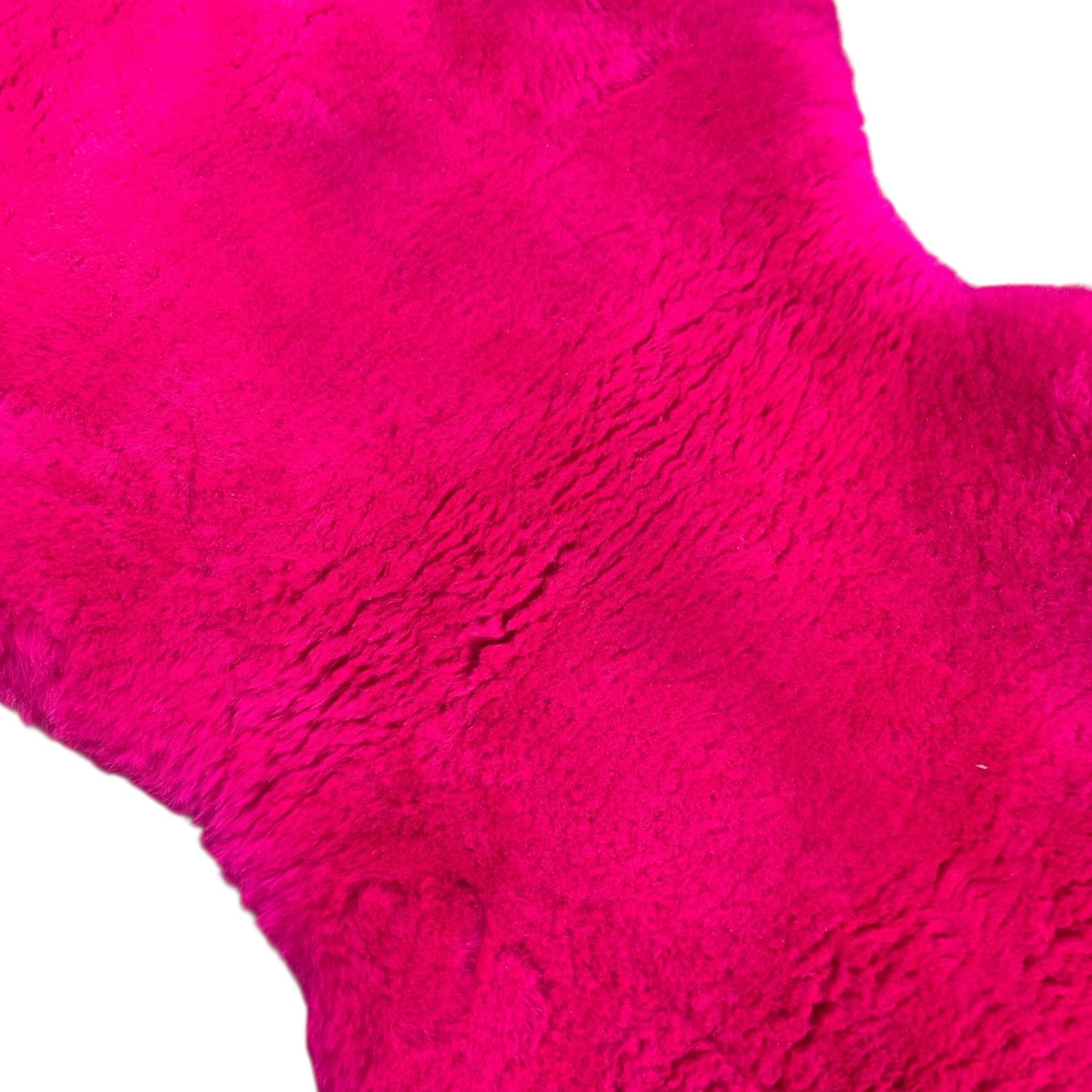 BUNTE Schaffell | Magenta | Echtes Lammfell |Teppich Deko | 120cm | Sitzauflage