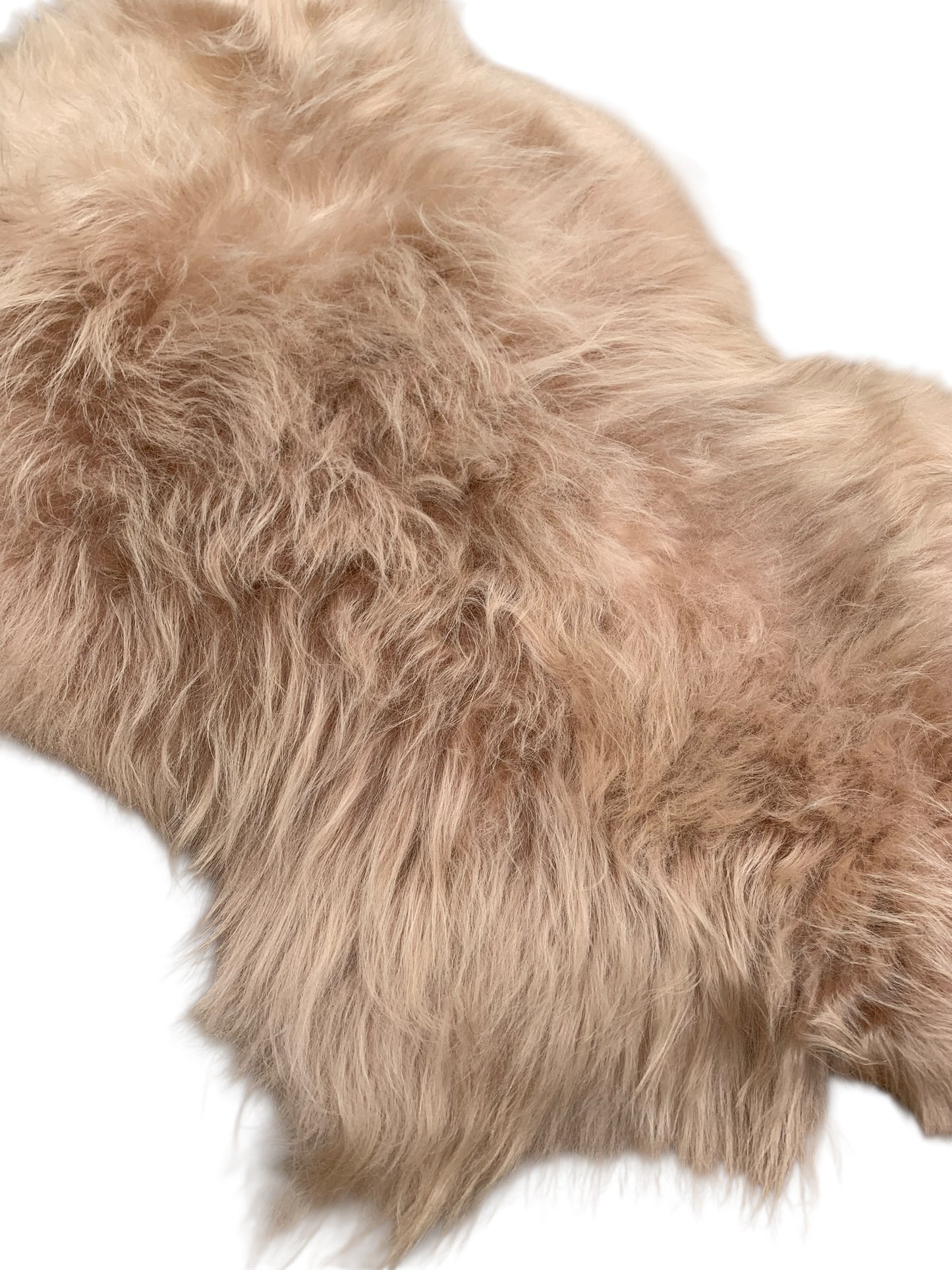 TOP Schaffell | 140cm | Echtes Lammfell |Teppich Deko | Beige | Sitzauflage