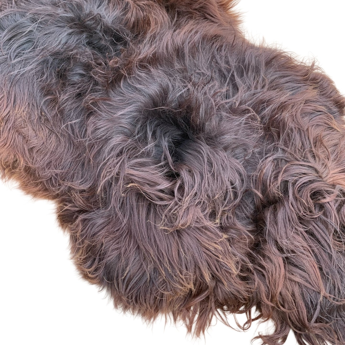 TOP Schaffell | 140cm | Echtes Lammfell |Teppich Deko | Natur-Braun | Sitzauflage