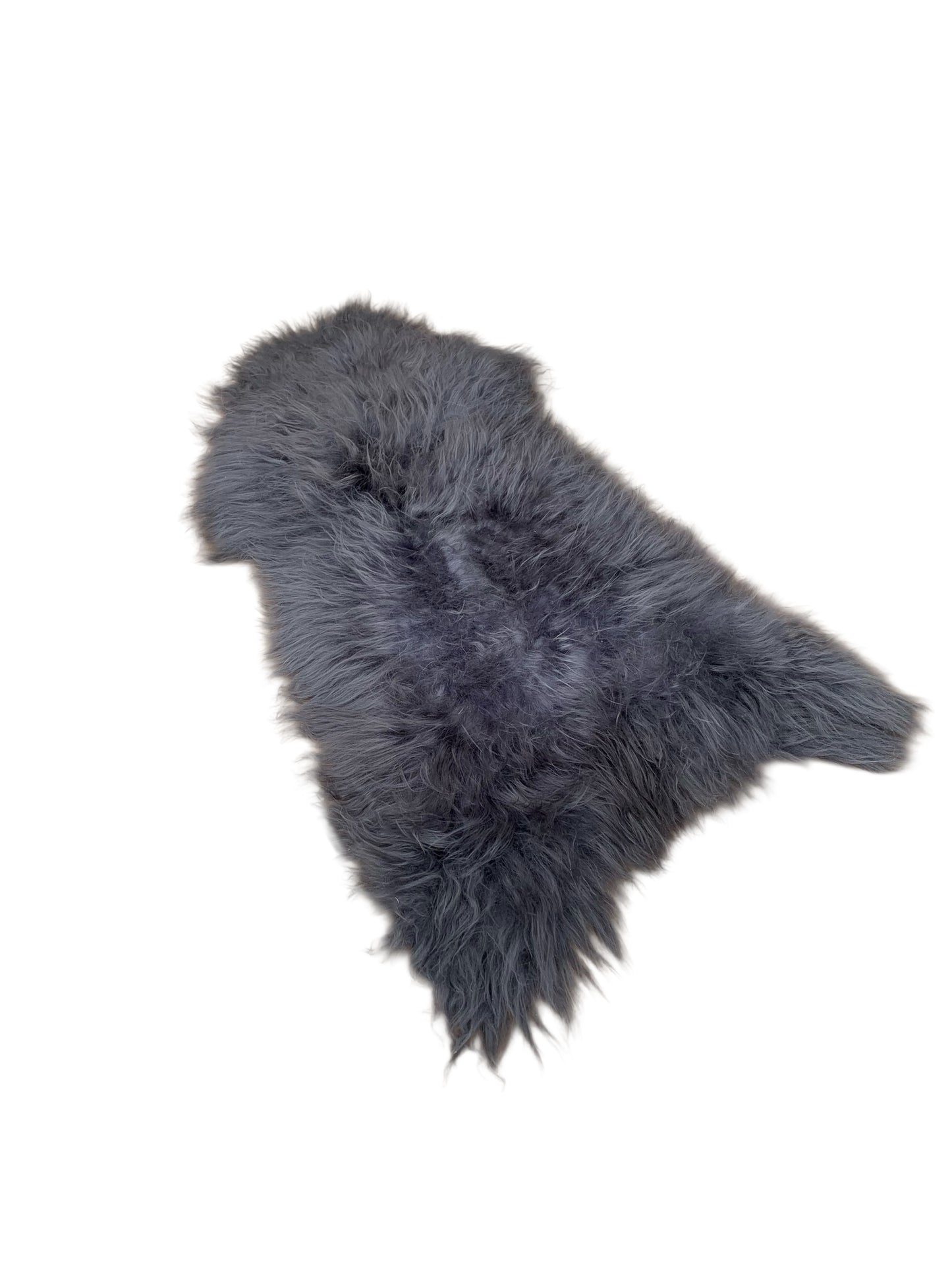 BUNTE Schaffell | Schwarz | Echtes Lammfell |Teppich Deko | 120cm | Sitzauflage