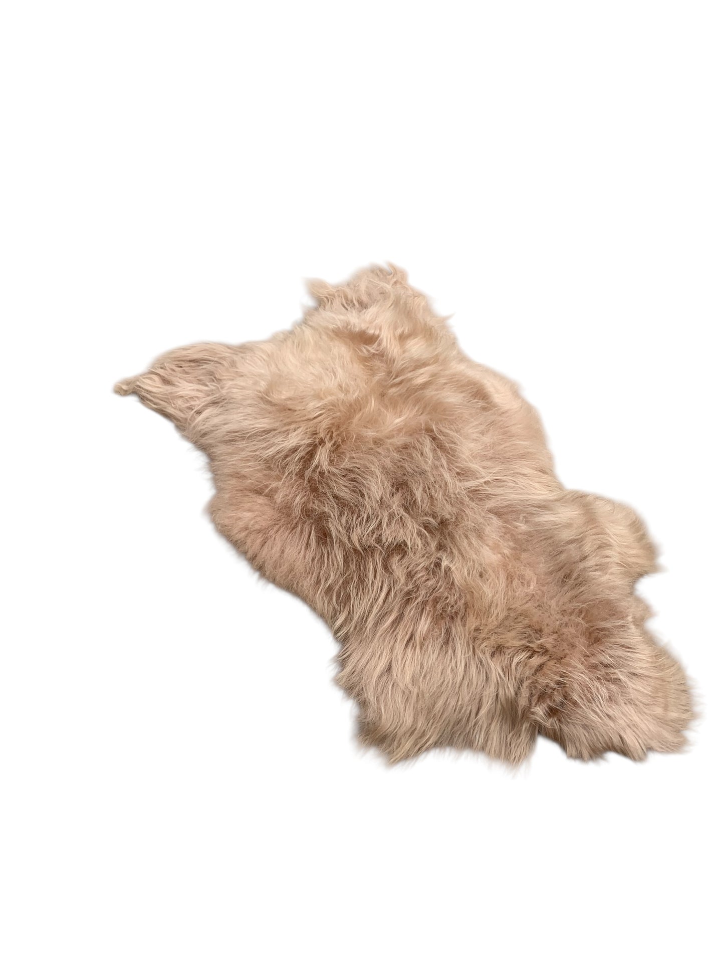 TOP Schaffell | 140cm | Echtes Lammfell |Teppich Deko | Beige | Sitzauflage