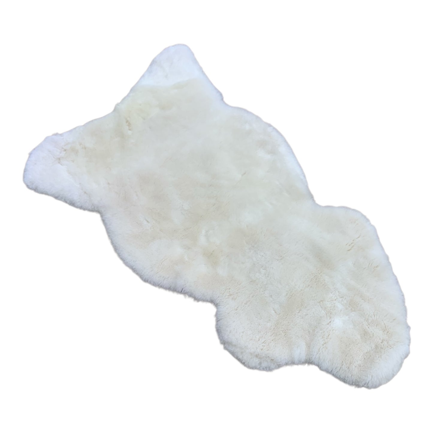 TOP Schaffell | 140cm | Echtes Lammfell |Teppich Deko | Natur-Weiß| Sitzauflage