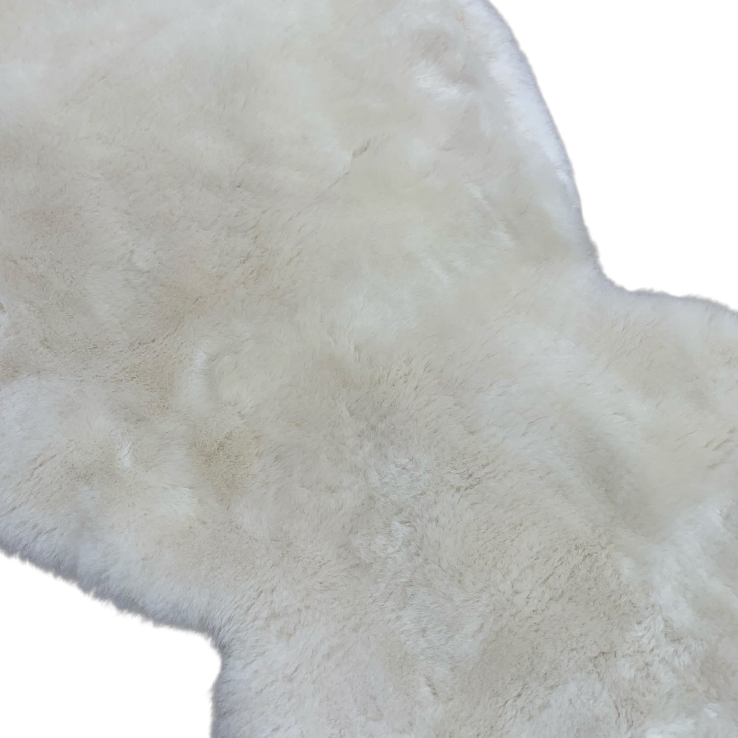TOP Schaffell | 140cm | Echtes Lammfell |Teppich Deko | Natur-Weiß| Sitzauflage