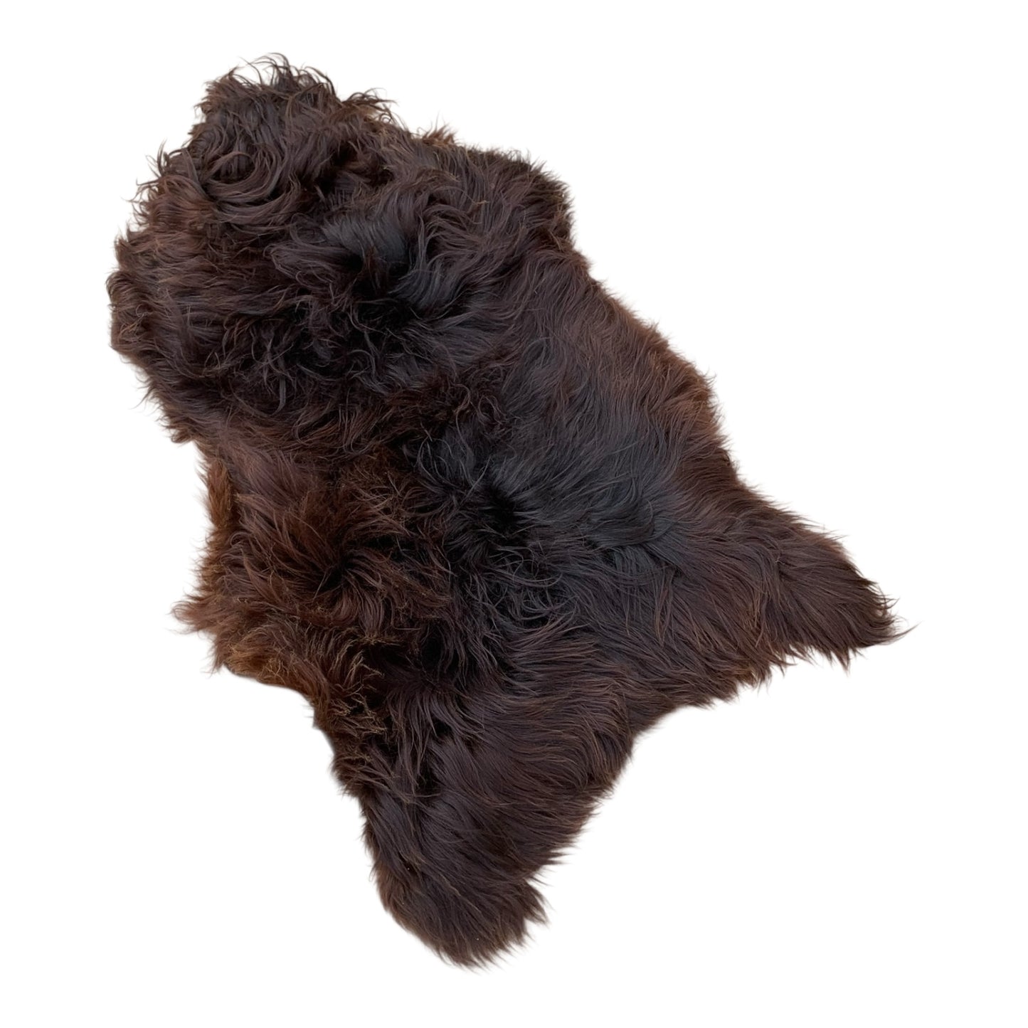 TOP Schaffell | 140cm | Echtes Lammfell |Teppich Deko | Natur-Braun | Sitzauflage