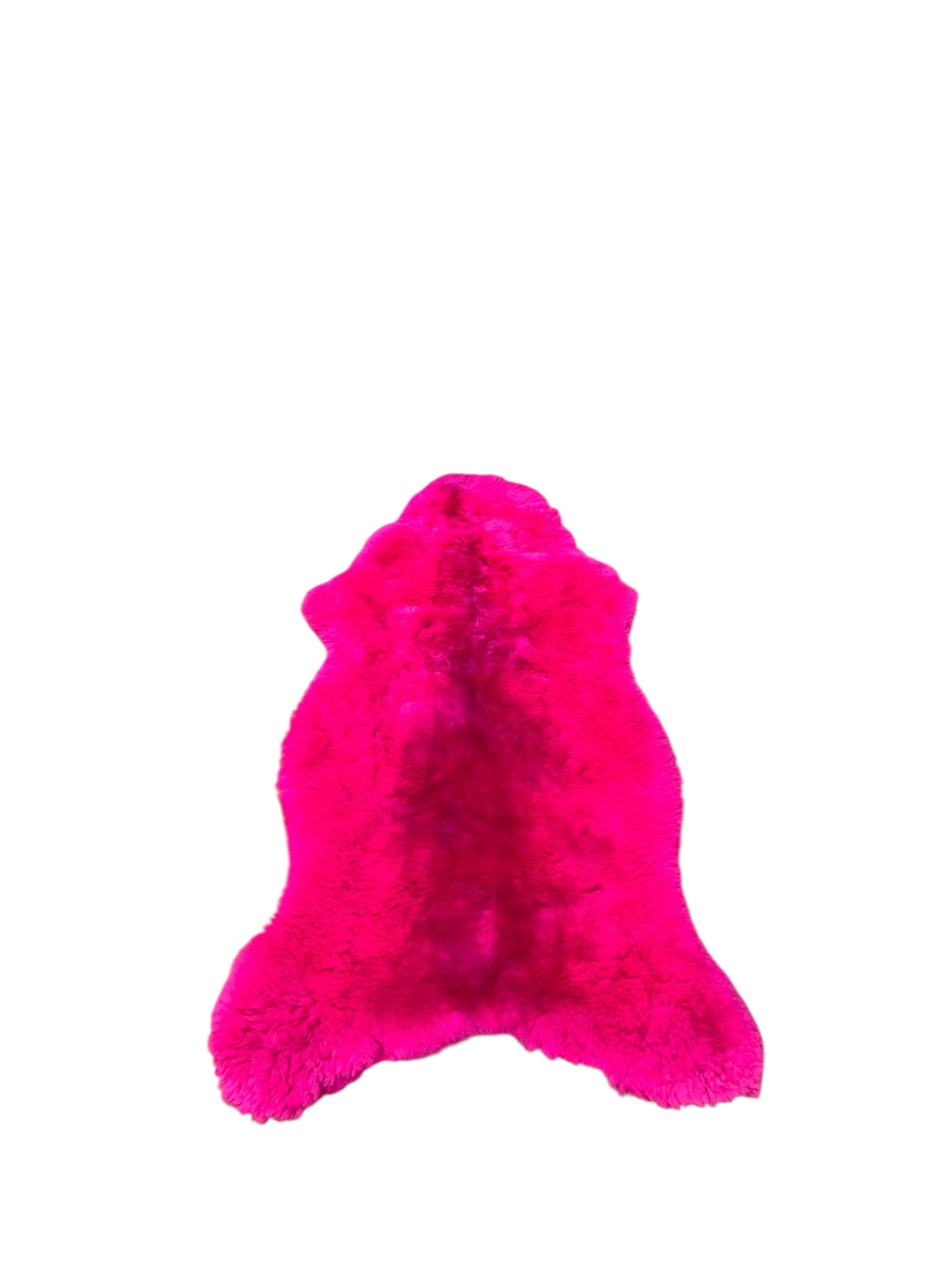 BUNTE Schaffell | Magenta | Echtes Lammfell |Teppich Deko | 120cm | Sitzauflage