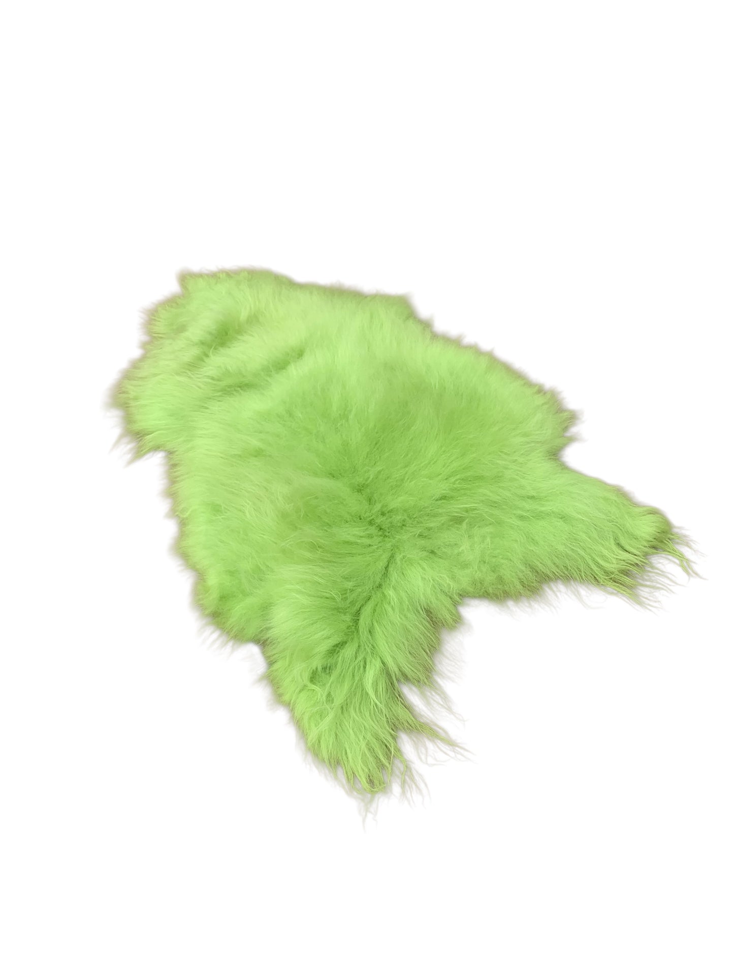 BUNTE Schaffell | Apfel-Grün | Echtes Lammfell |Teppich Deko | 120cm | Sitzauflage