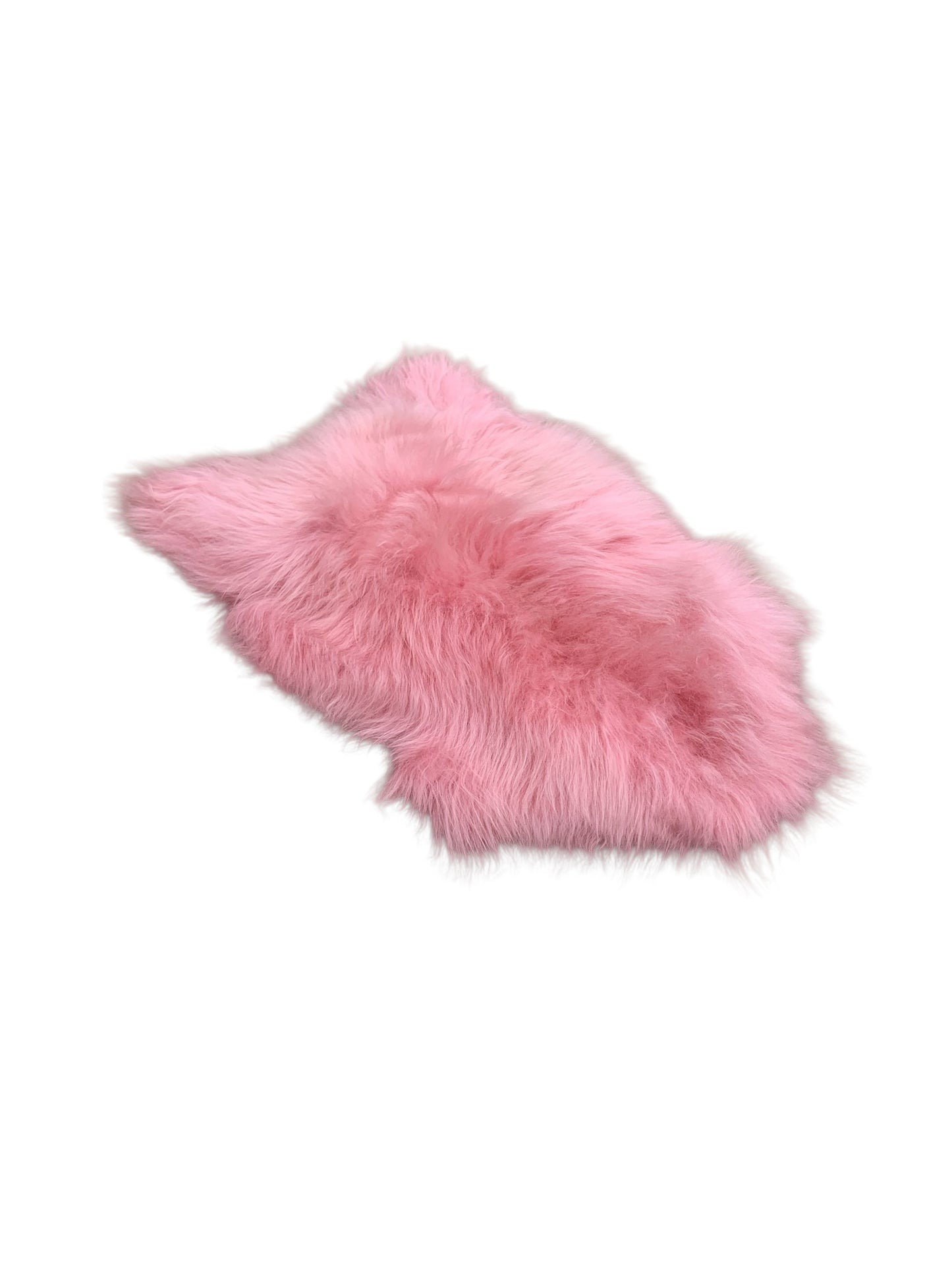 BUNTE Schaffell | Rosa | Echtes Lammfell |Teppich Deko | 120cm | Sitzauflage