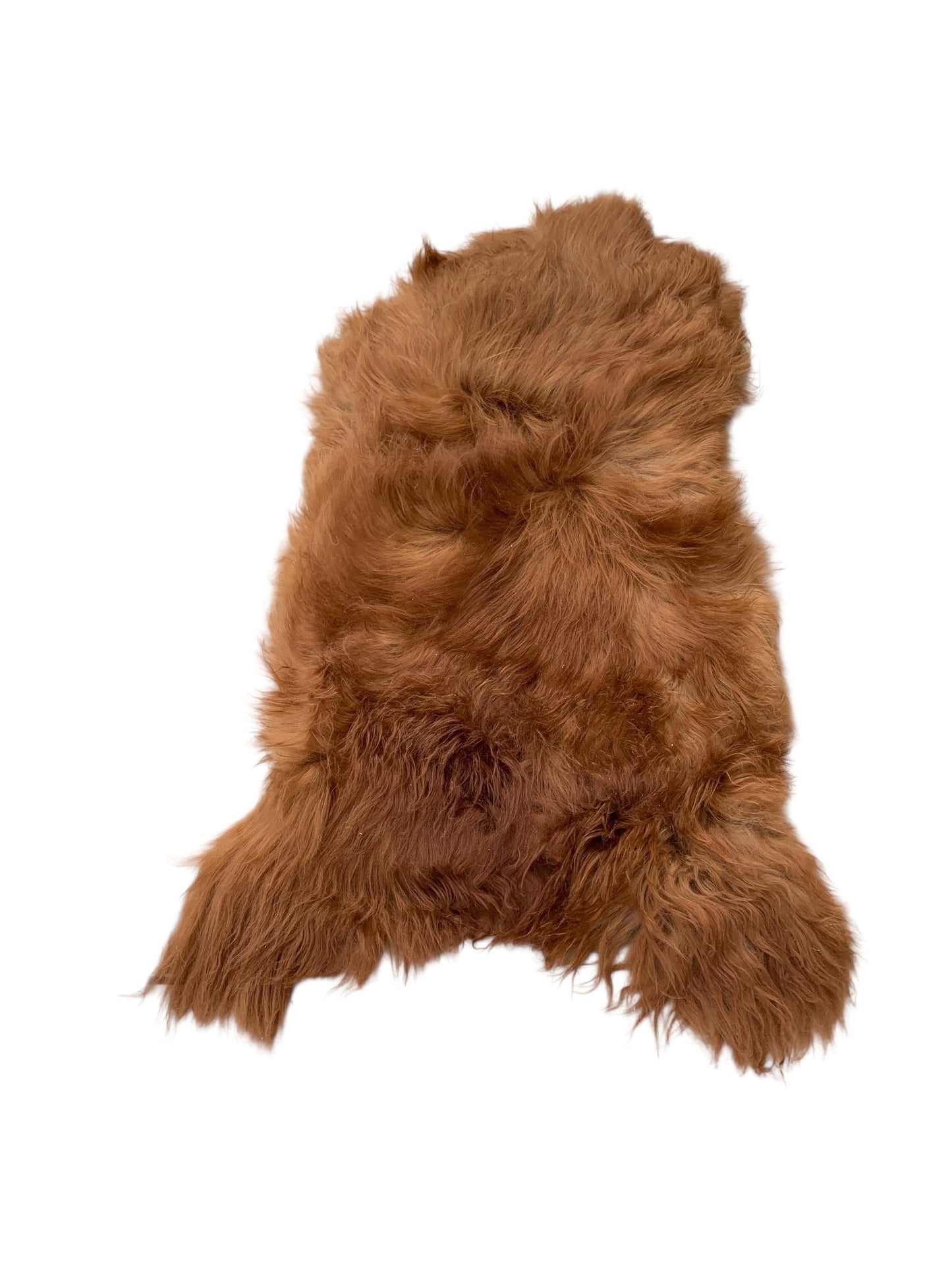 TOP Schaffell | 140cm | Echtes Lammfell |Teppich Deko | Ginger / Gold-Braun | Sitzauflage