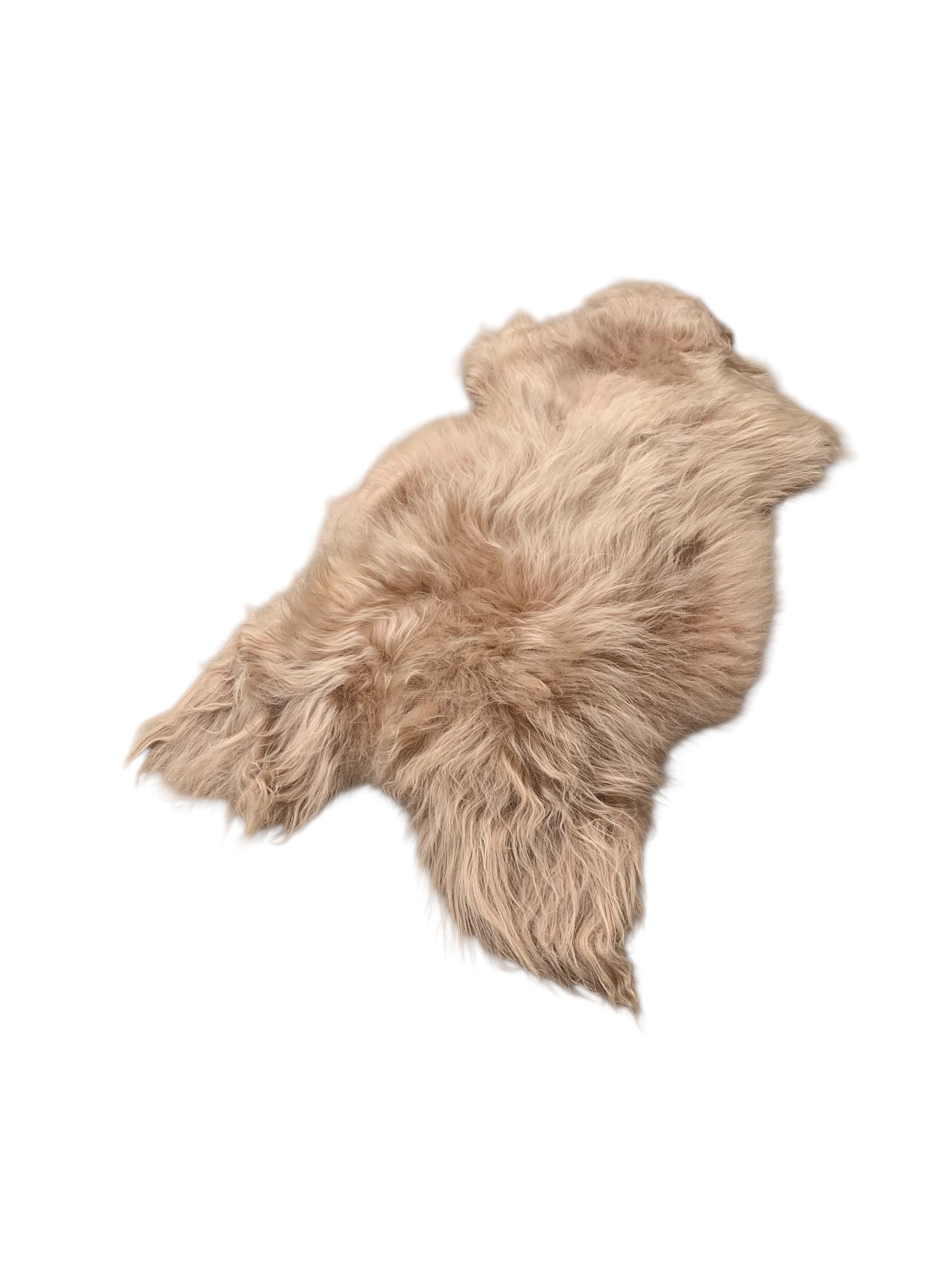 TOP Schaffell | 140cm | Echtes Lammfell |Teppich Deko | Beige | Sitzauflage