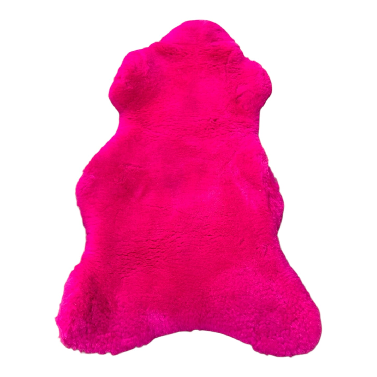 BUNTE Schaffell | Magenta | Echtes Lammfell |Teppich Deko | 120cm | Sitzauflage