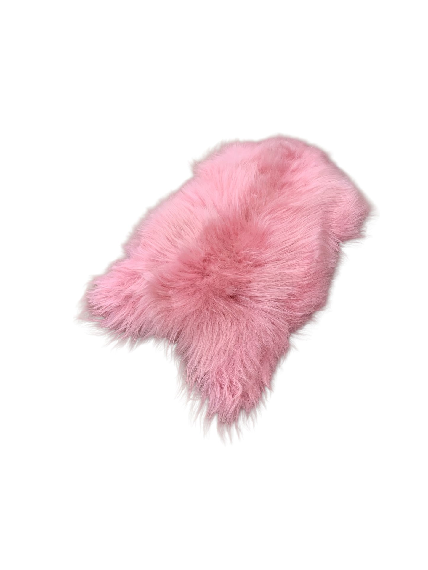 BUNTE Schaffell | Rosa | Echtes Lammfell |Teppich Deko | 120cm | Sitzauflage