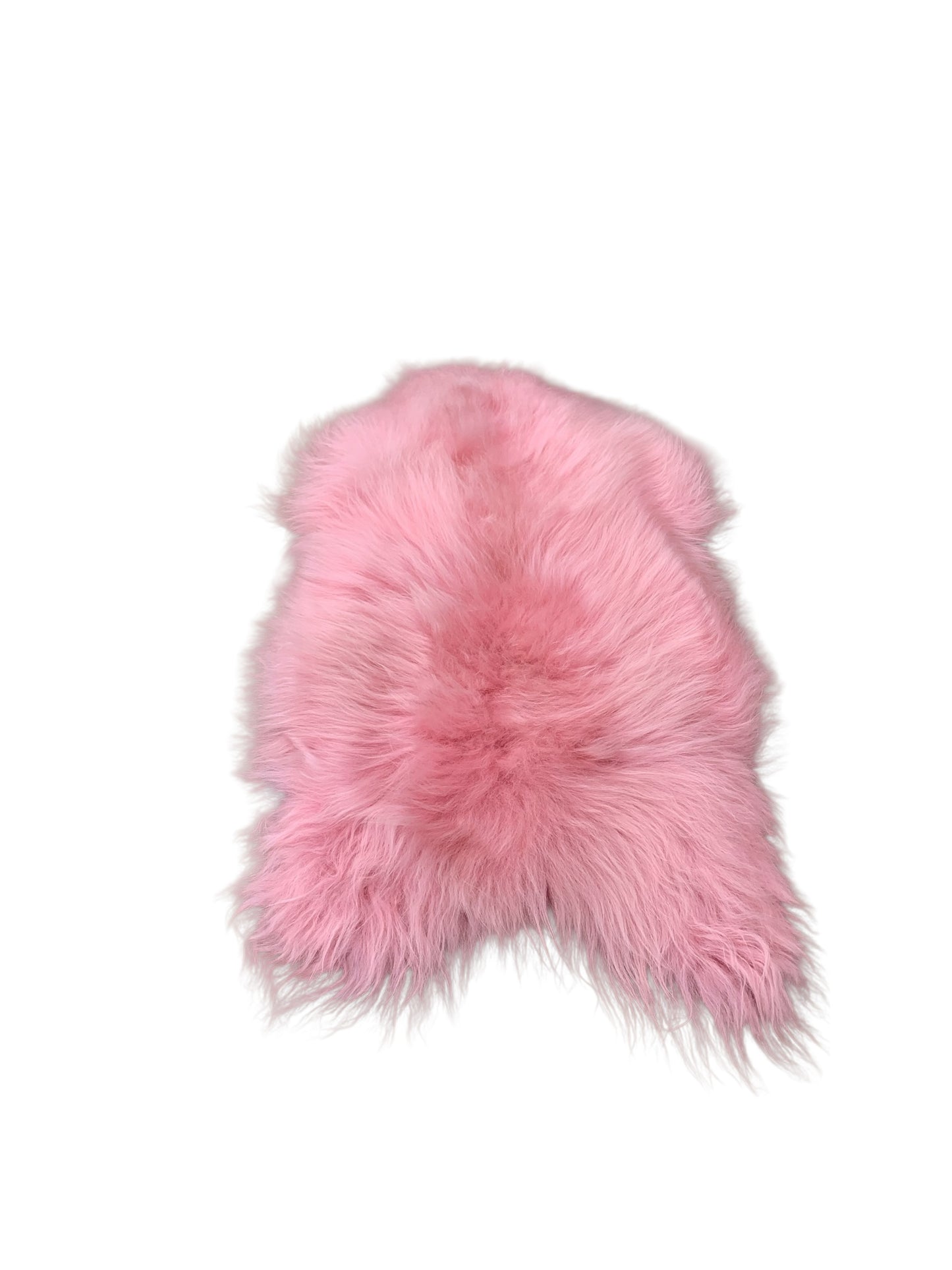 BUNTE Schaffell | Rosa | Echtes Lammfell |Teppich Deko | 120cm | Sitzauflage