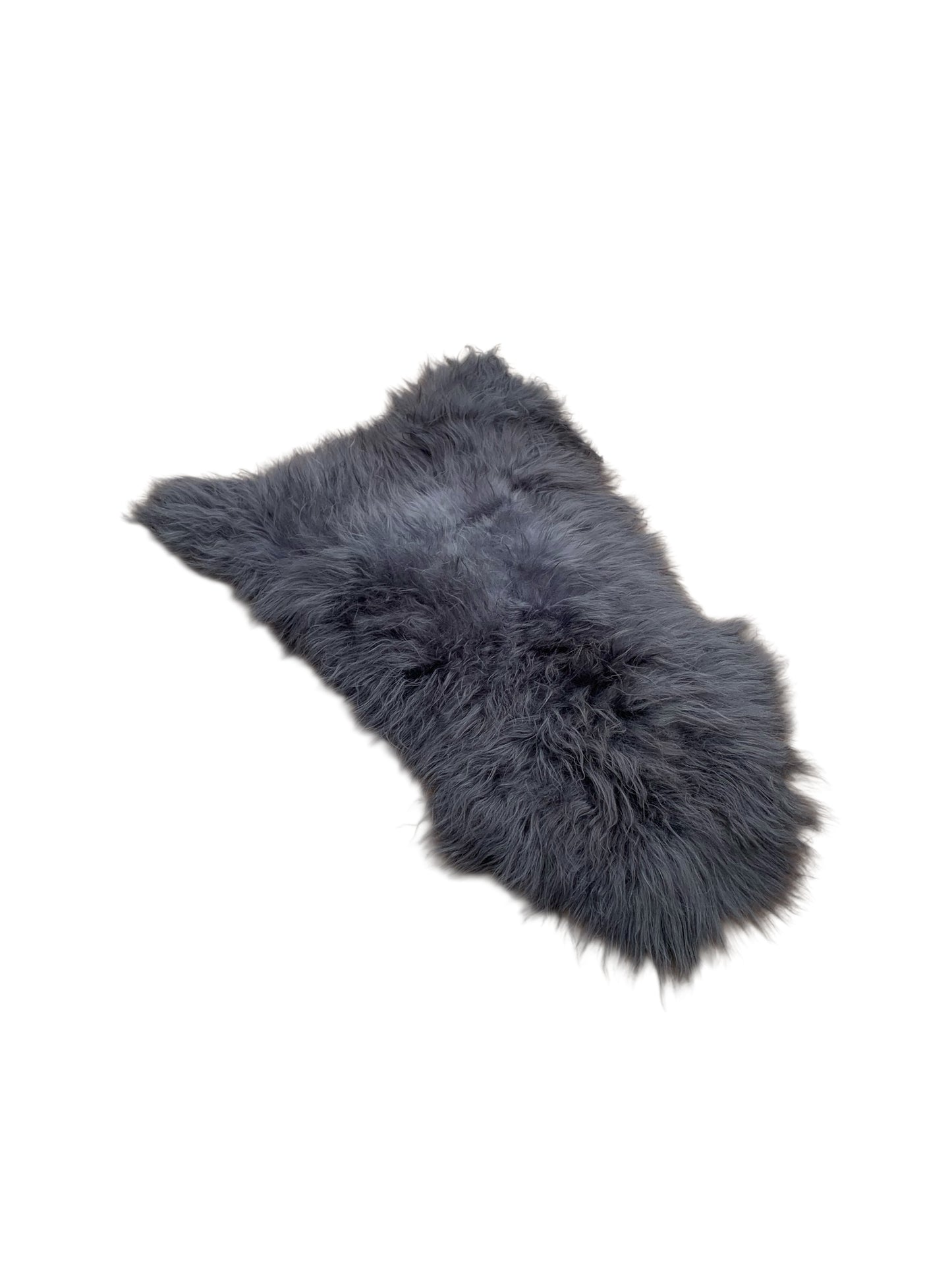 BUNTE Schaffell | Schwarz | Echtes Lammfell |Teppich Deko | 120cm | Sitzauflage