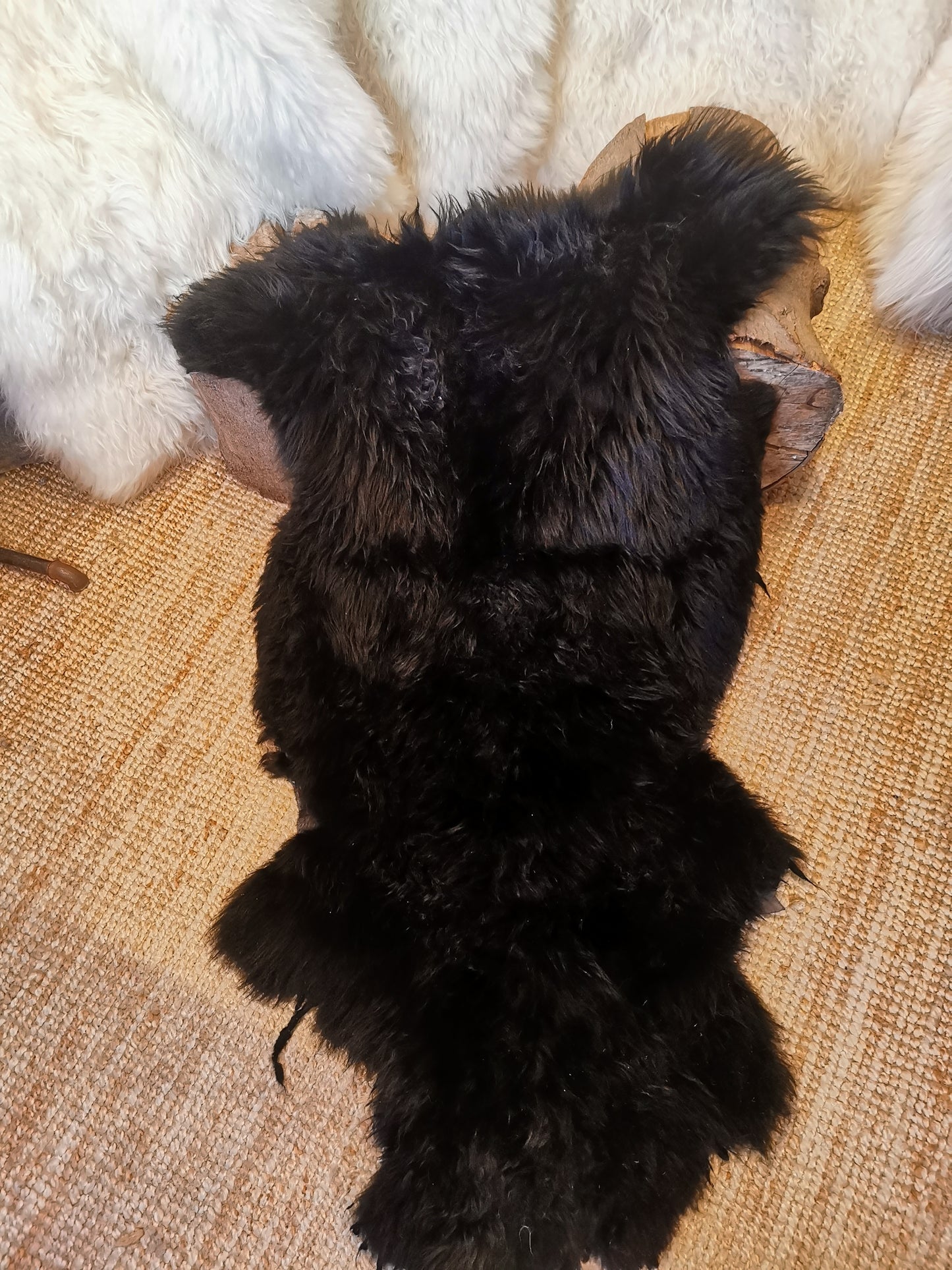Merino Premium Felle in Schwarz