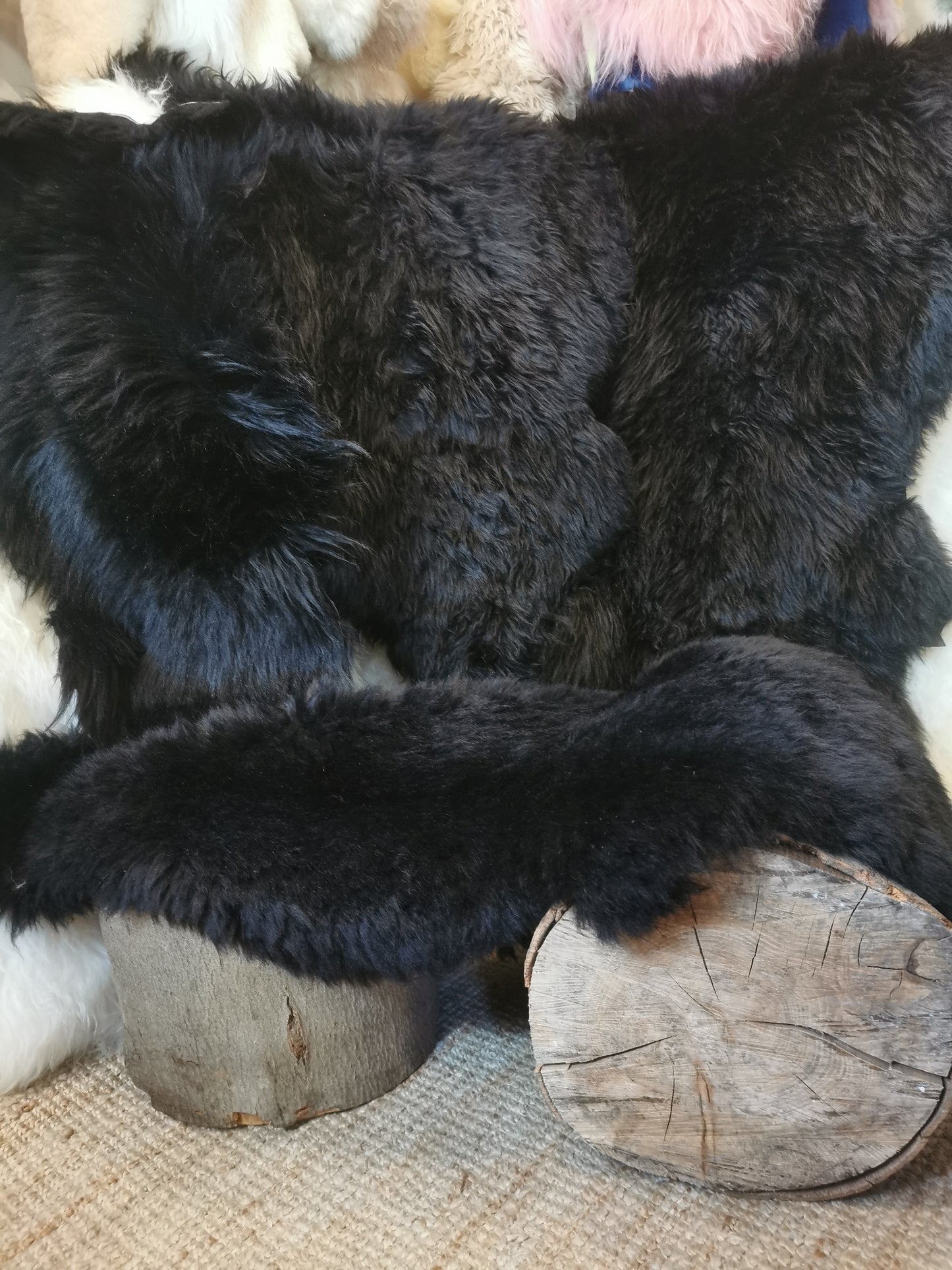 Merino Premium Felle in Schwarz
