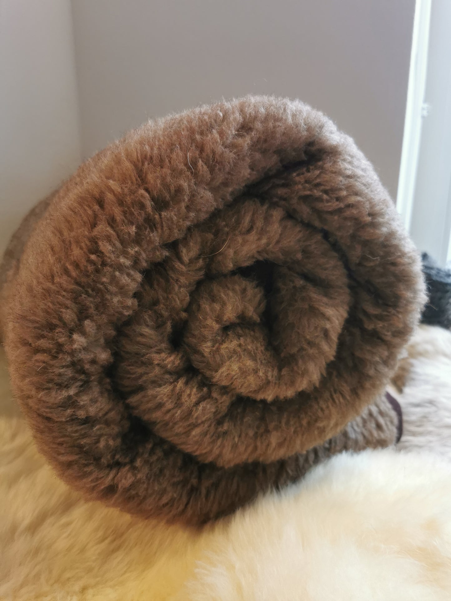 Super soft blanket made of real merino wool