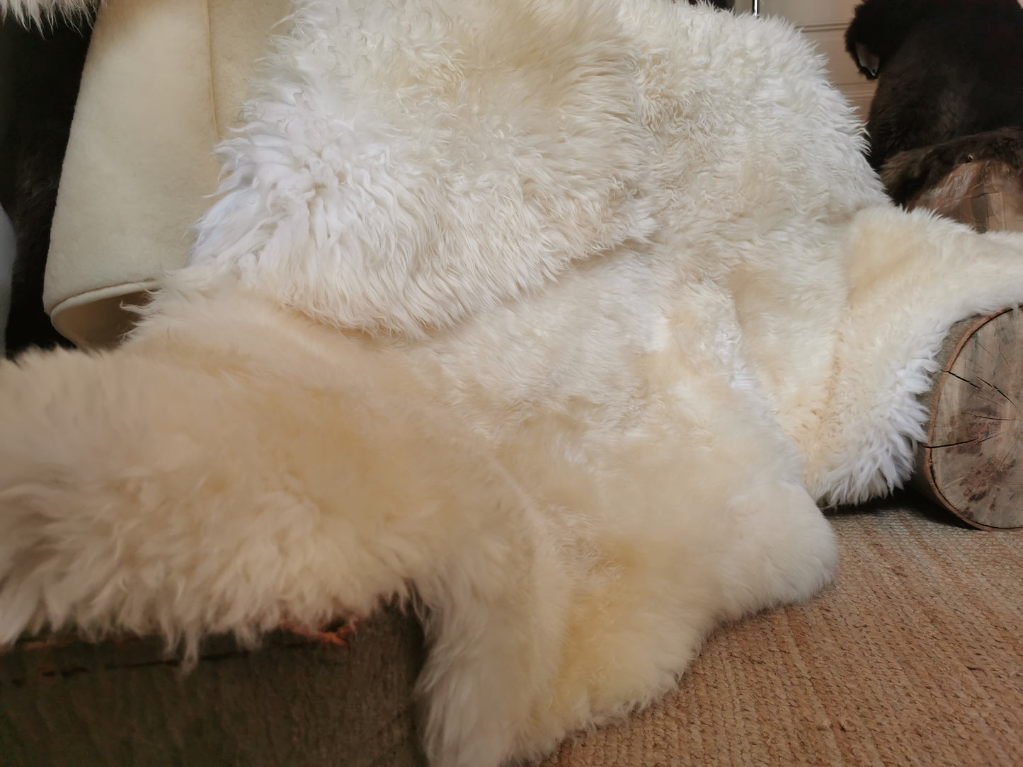 Four-ply stitched sheepskins