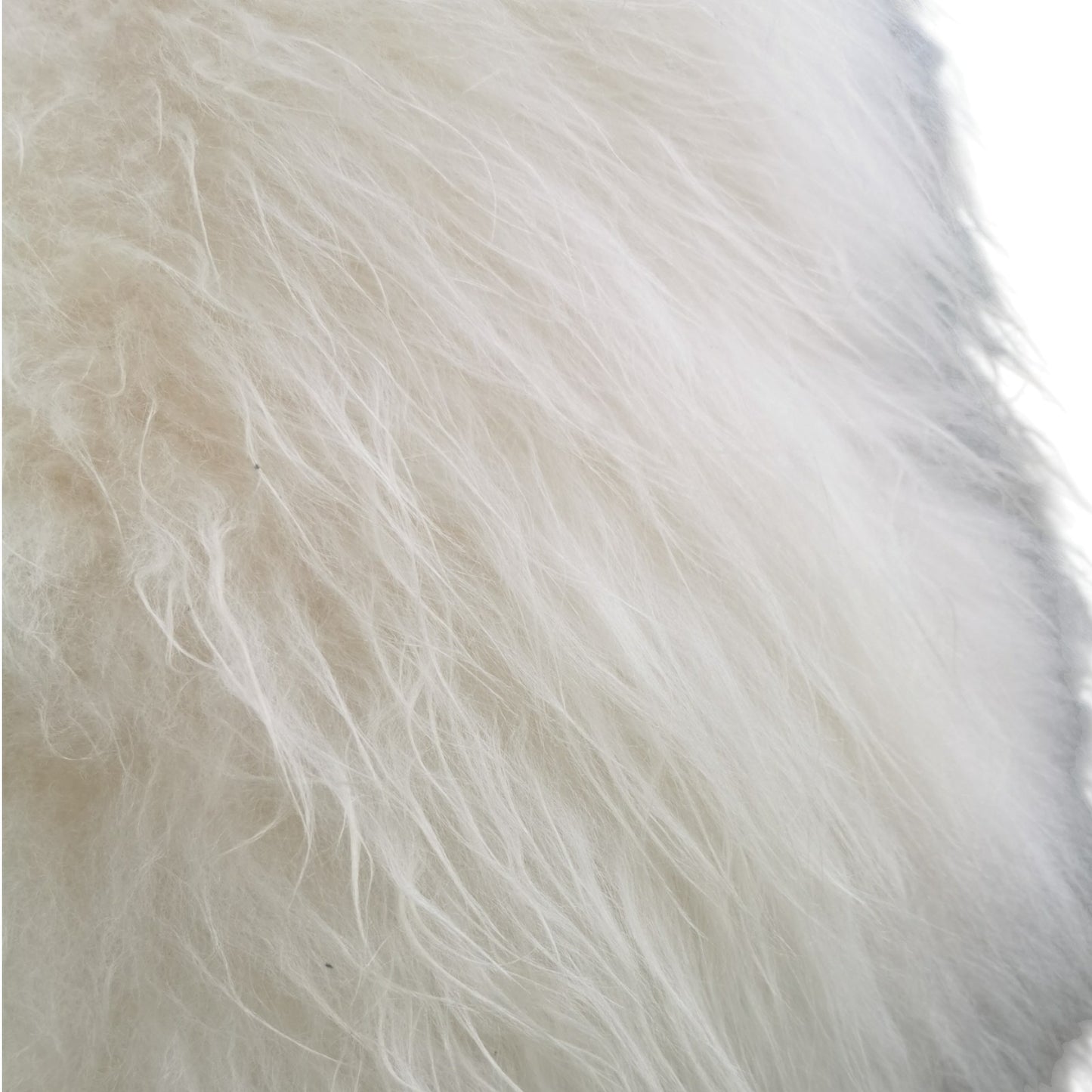TOP Schaffell | 140cm | Echtes Lammfell |Teppich Deko | Natur-Weiß| Sitzauflage