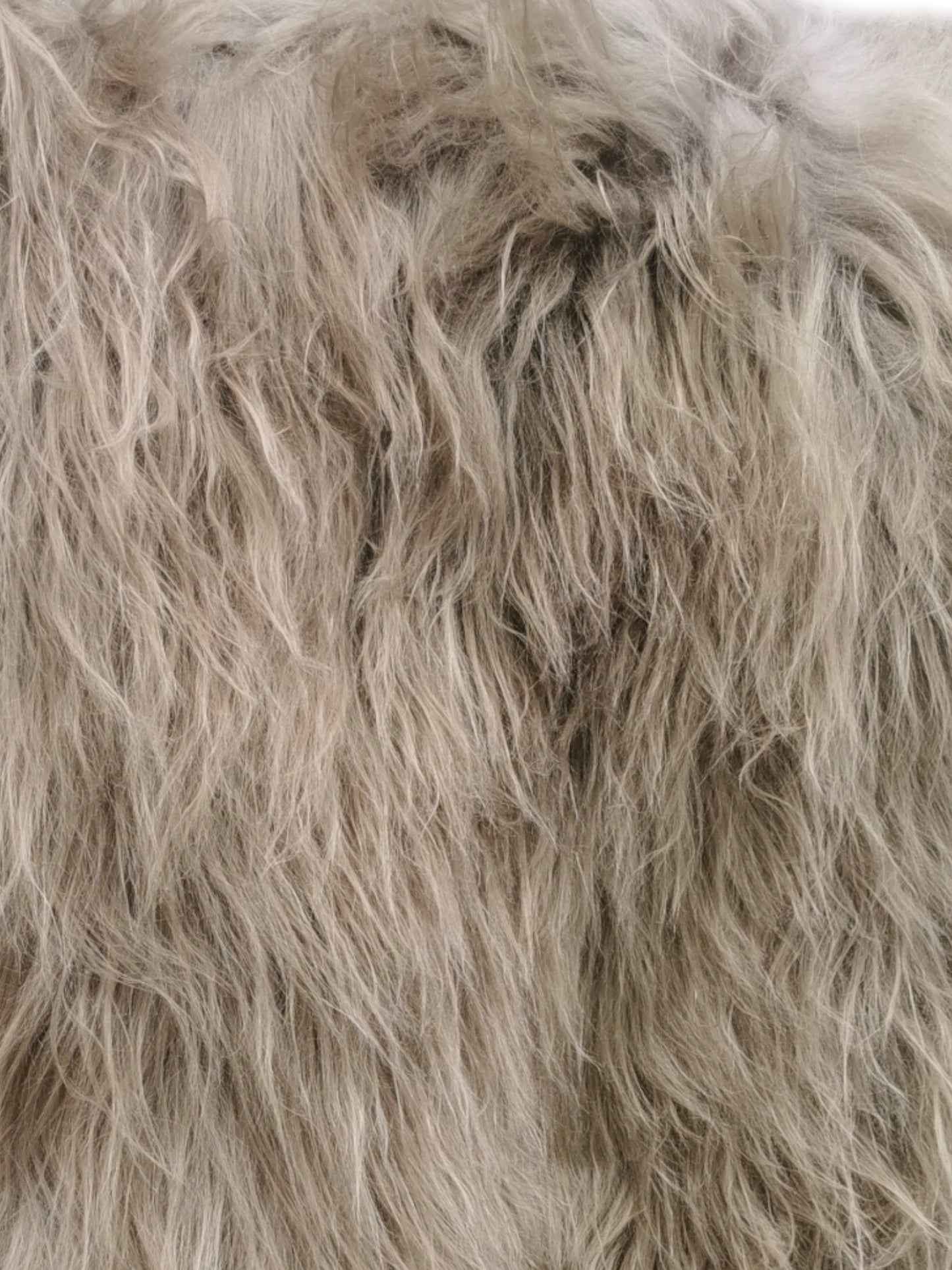 TOP Schaffell | 140cm | Echtes Lammfell |Teppich Deko | Taupe | Sitzauflage
