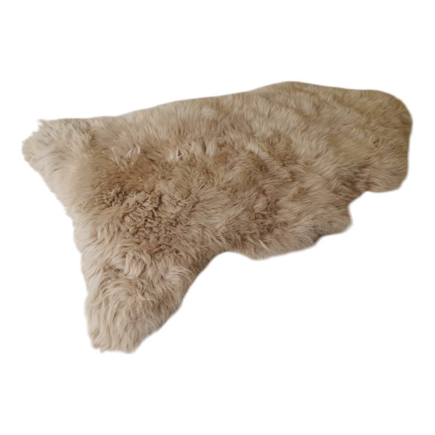 TOP Schaffell | 140cm | Echtes Lammfell |Teppich Deko | Beige | Sitzauflage