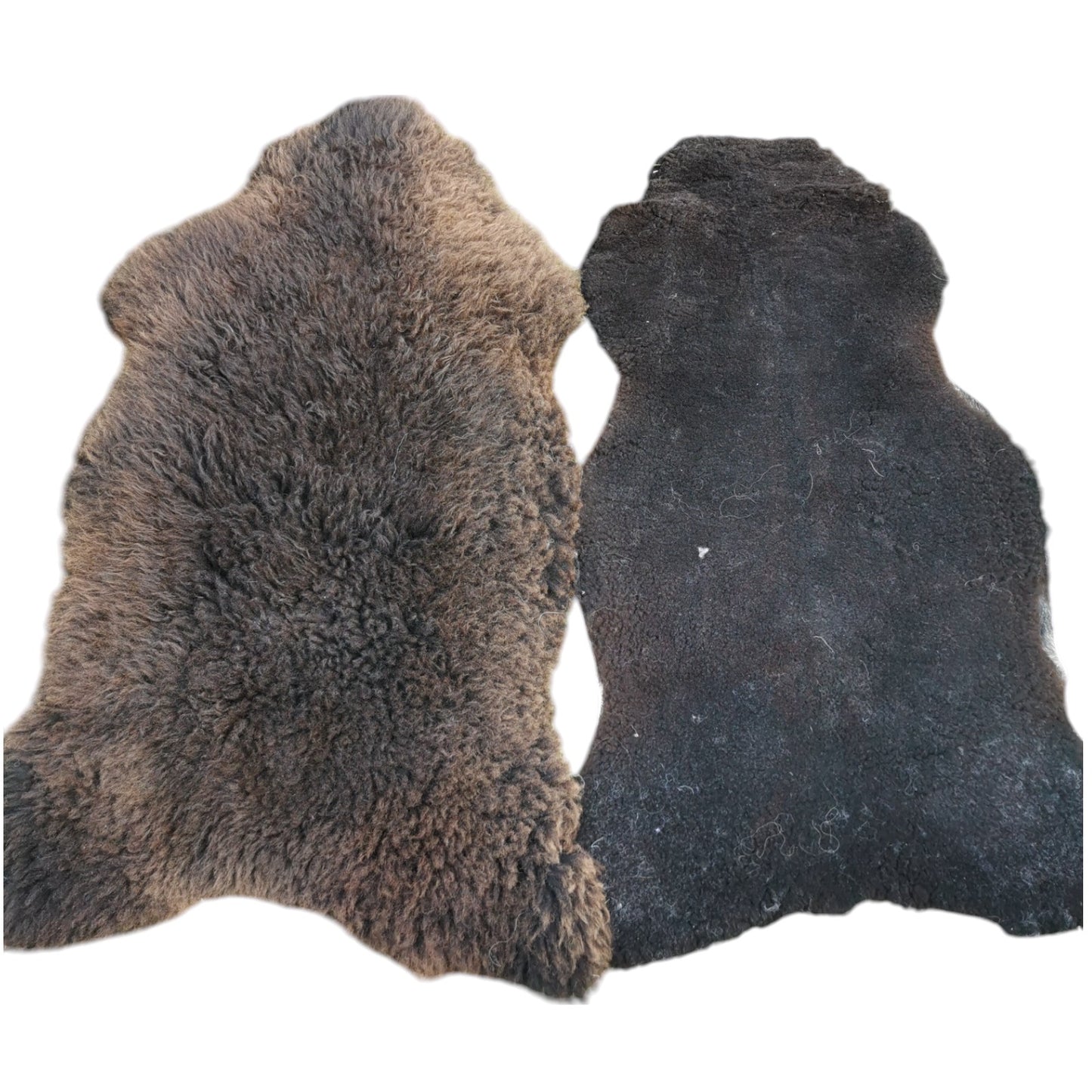 TOP Schaffell | 140cm | Echtes Lammfell |Teppich Deko | Natur-Braun | Sitzauflage