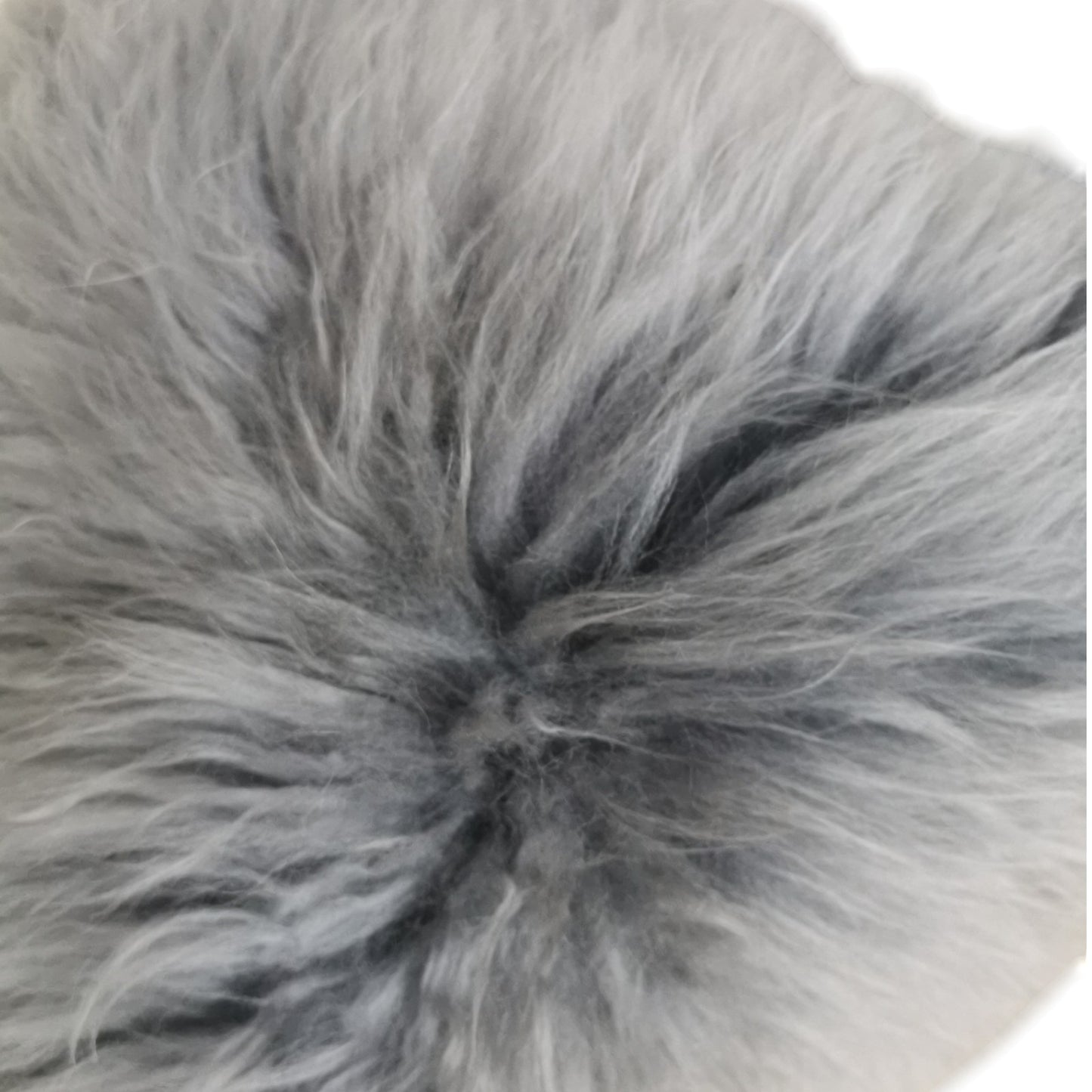 TOP Schaffell | 140cm | Echtes Lammfell |Teppich Deko | Grau | Sitzauflage