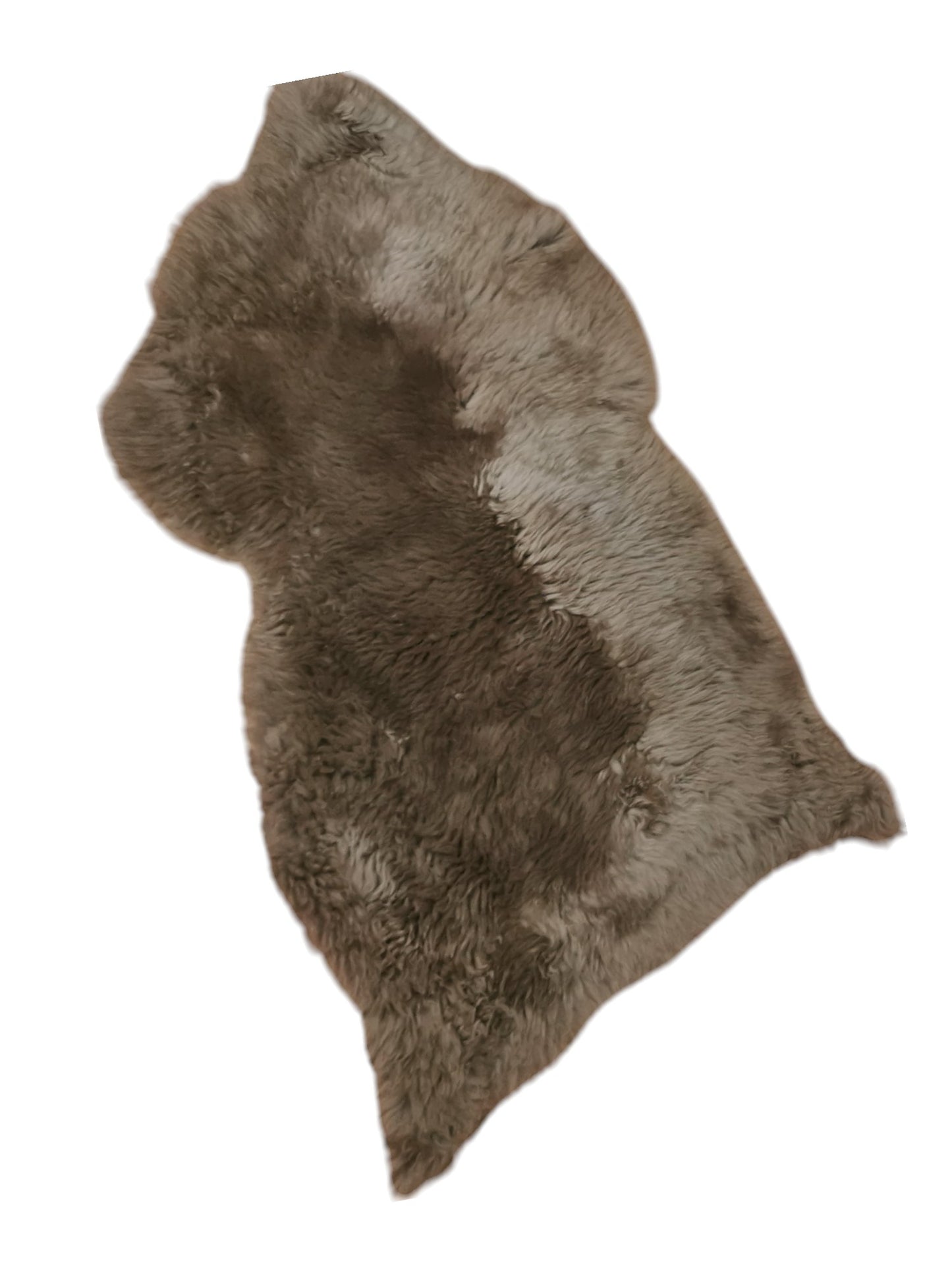TOP Schaffell | 140cm | Echtes Lammfell |Teppich Deko | Taupe | Sitzauflage
