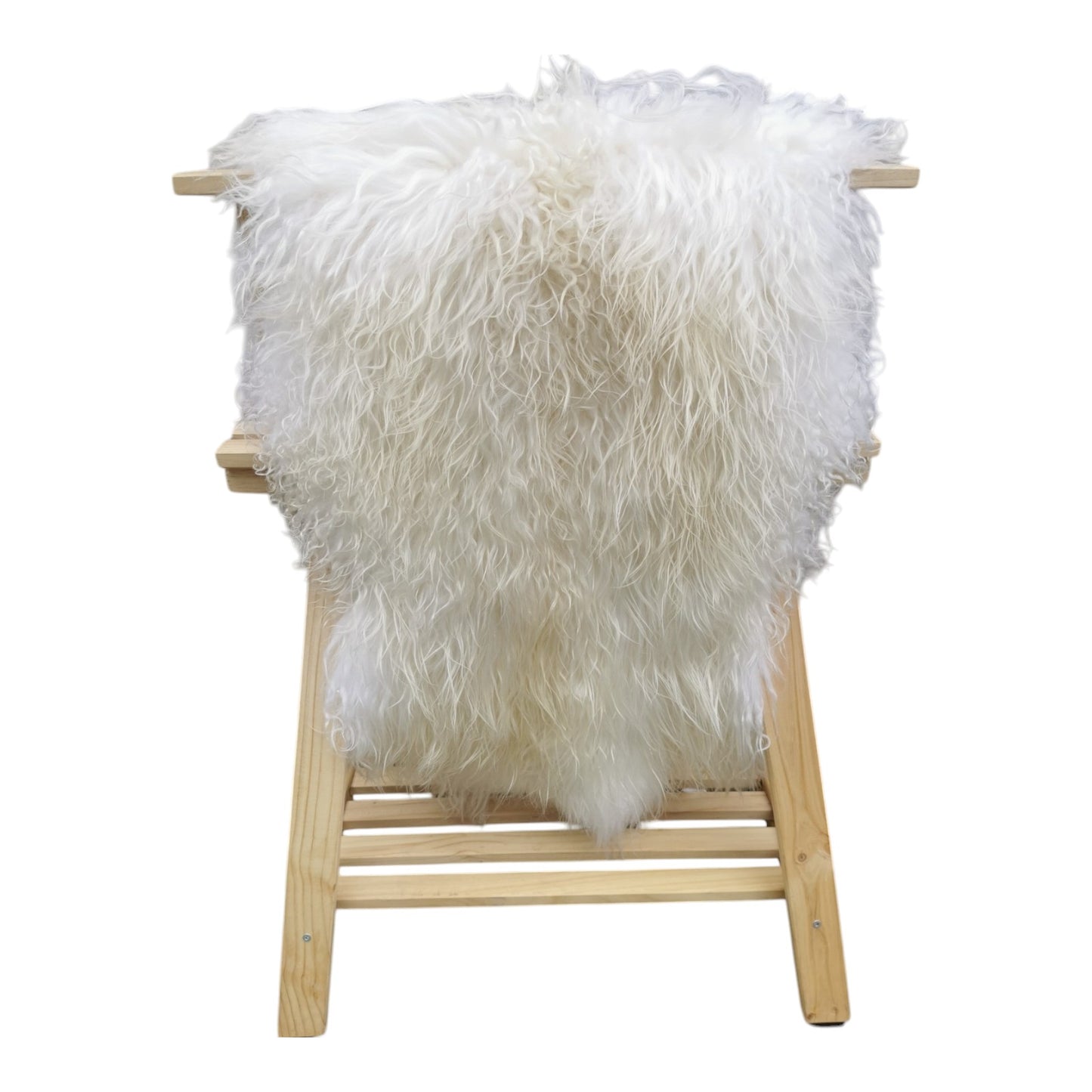 TOP Schaffell | 140cm | Echtes Lammfell |Teppich Deko | Natur-Weiß| Sitzauflage