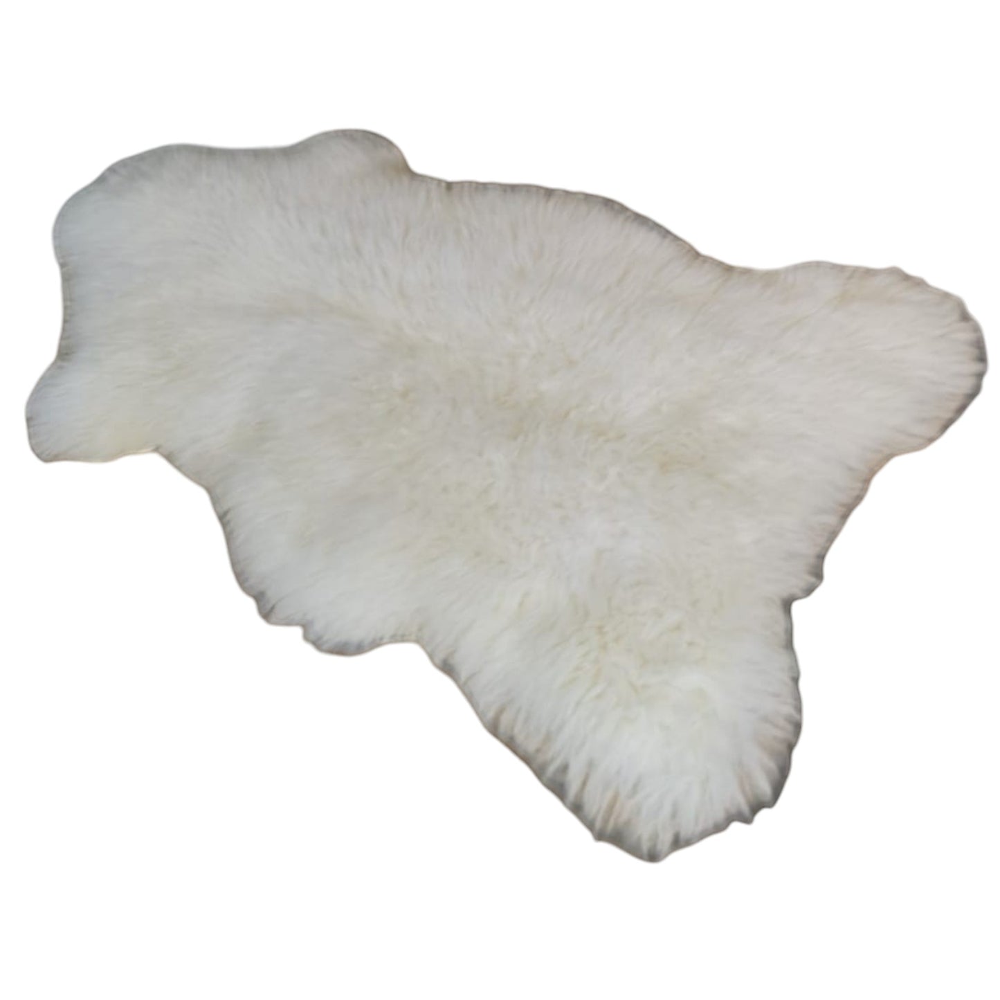 TOP Schaffell | 140cm | Echtes Lammfell |Teppich Deko | Natur-Weiß| Sitzauflage