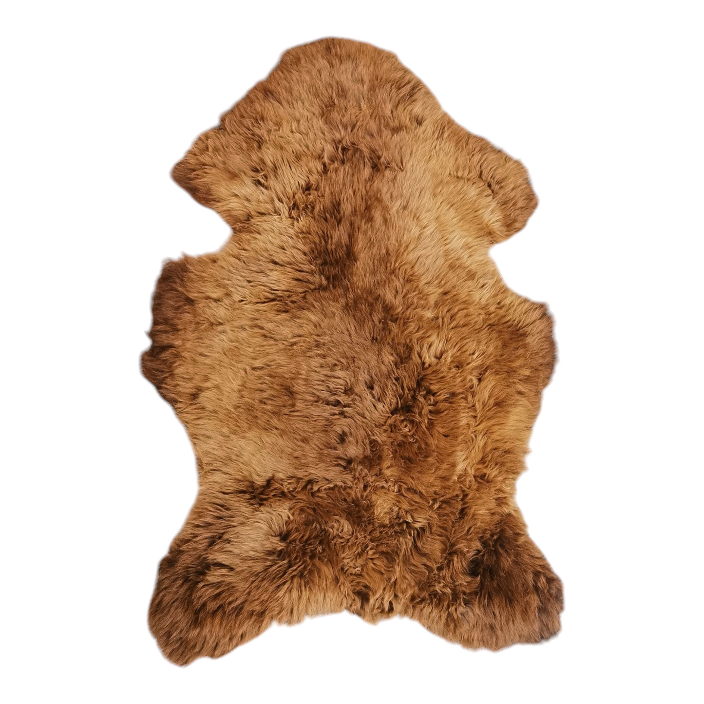 TOP Schaffell | 140cm | Echtes Lammfell |Teppich Deko | Braun | Sitzauflage