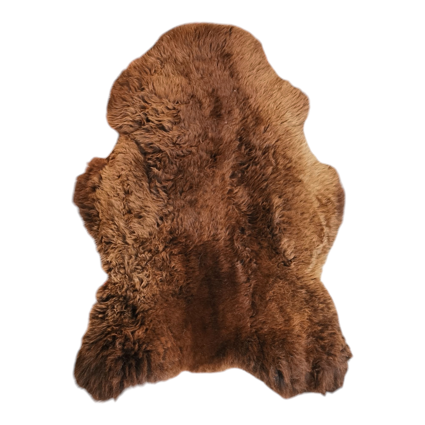 TOP Schaffell | 140cm | Echtes Lammfell |Teppich Deko | Braun | Sitzauflage