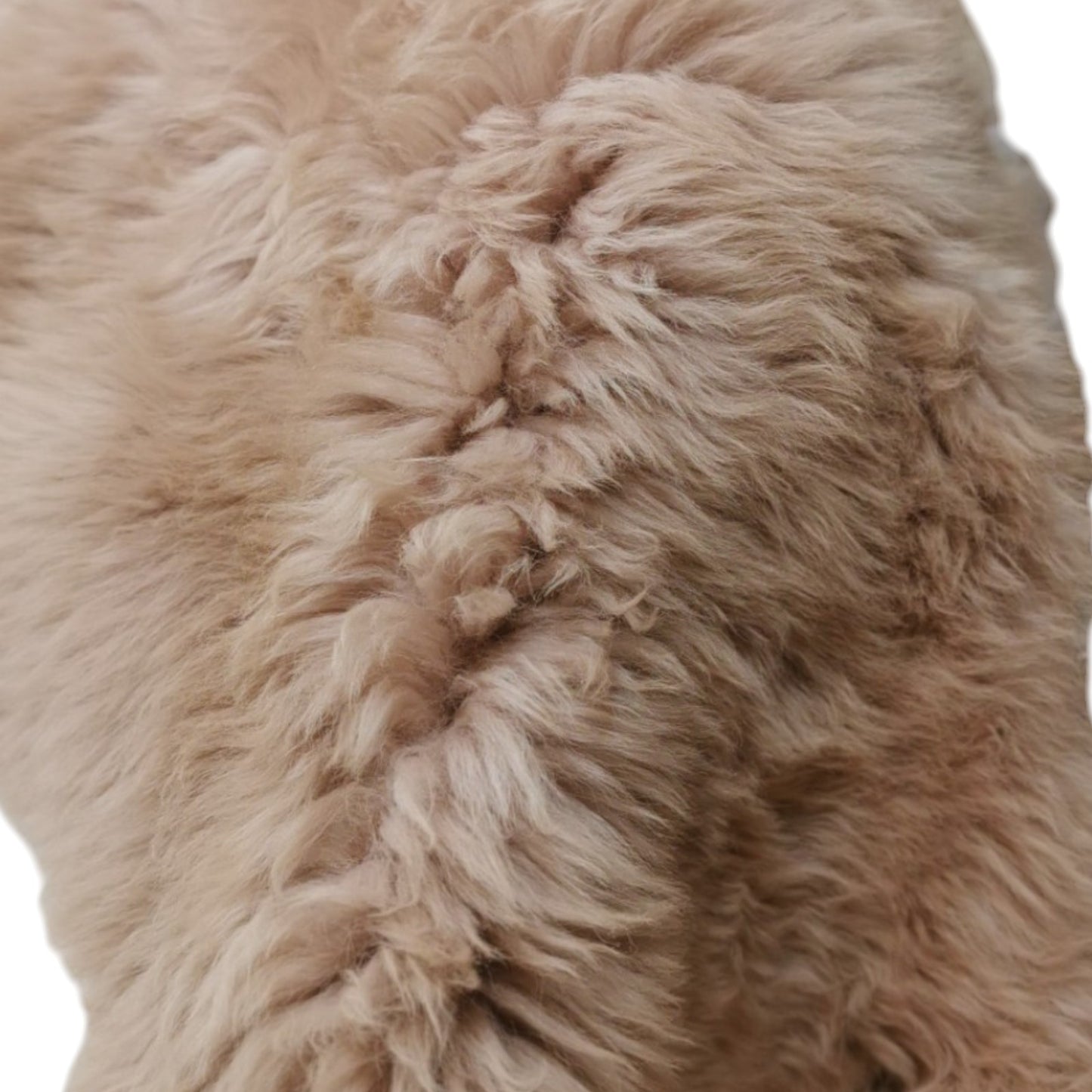 TOP Schaffell | 140cm | Echtes Lammfell |Teppich Deko | Beige | Sitzauflage