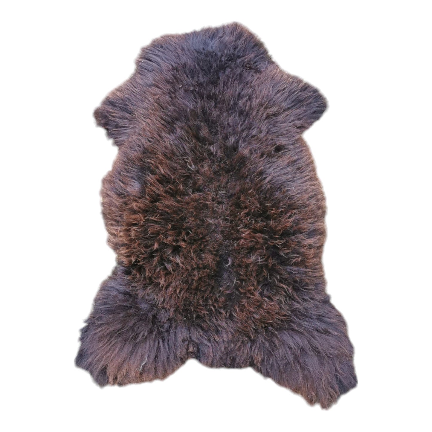 TOP Schaffell | 140cm | Echtes Lammfell |Teppich Deko | Natur-Braun | Sitzauflage