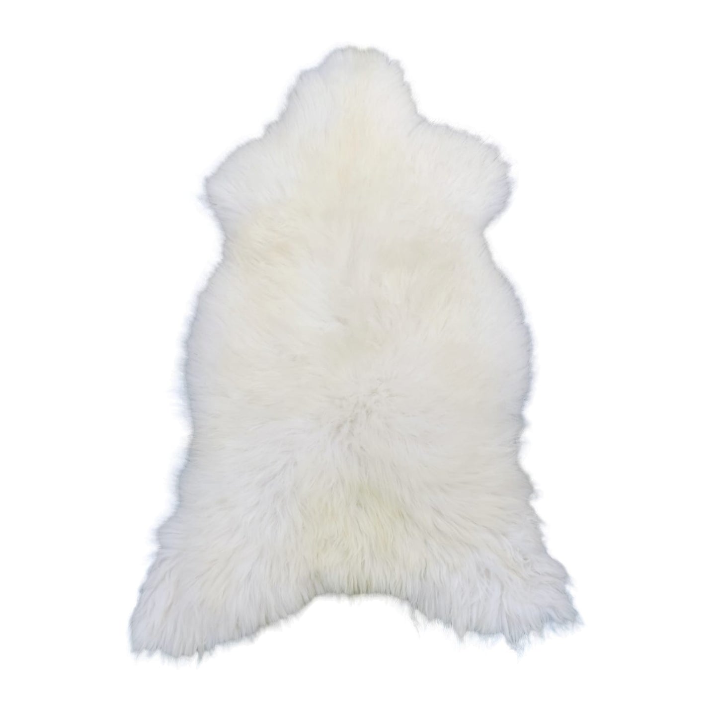 TOP Schaffell | 140cm | Echtes Lammfell |Teppich Deko | Natur-Weiß | Sitzauflage