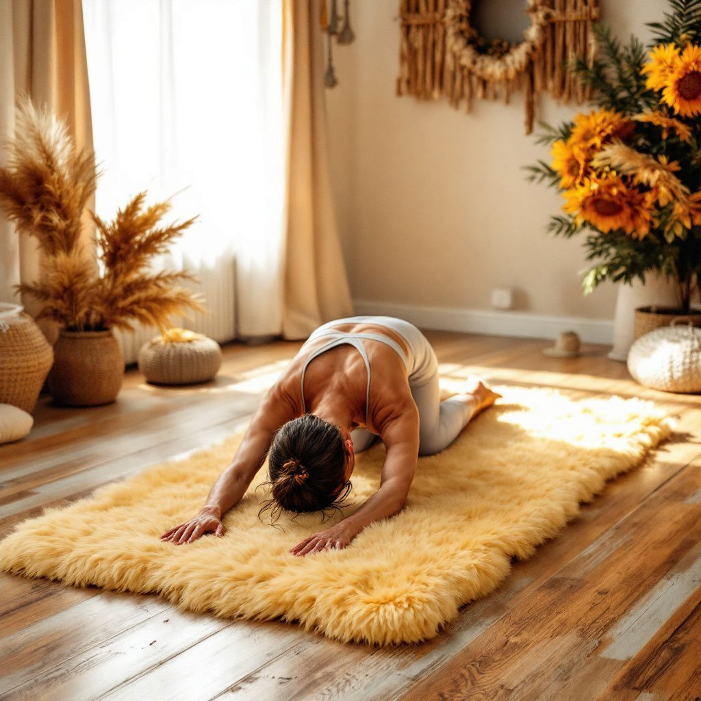 Eco Lambskin | Genuine Sheepskin | Medical-Graded Merino Natural Fur | Yoga Mat | Baby