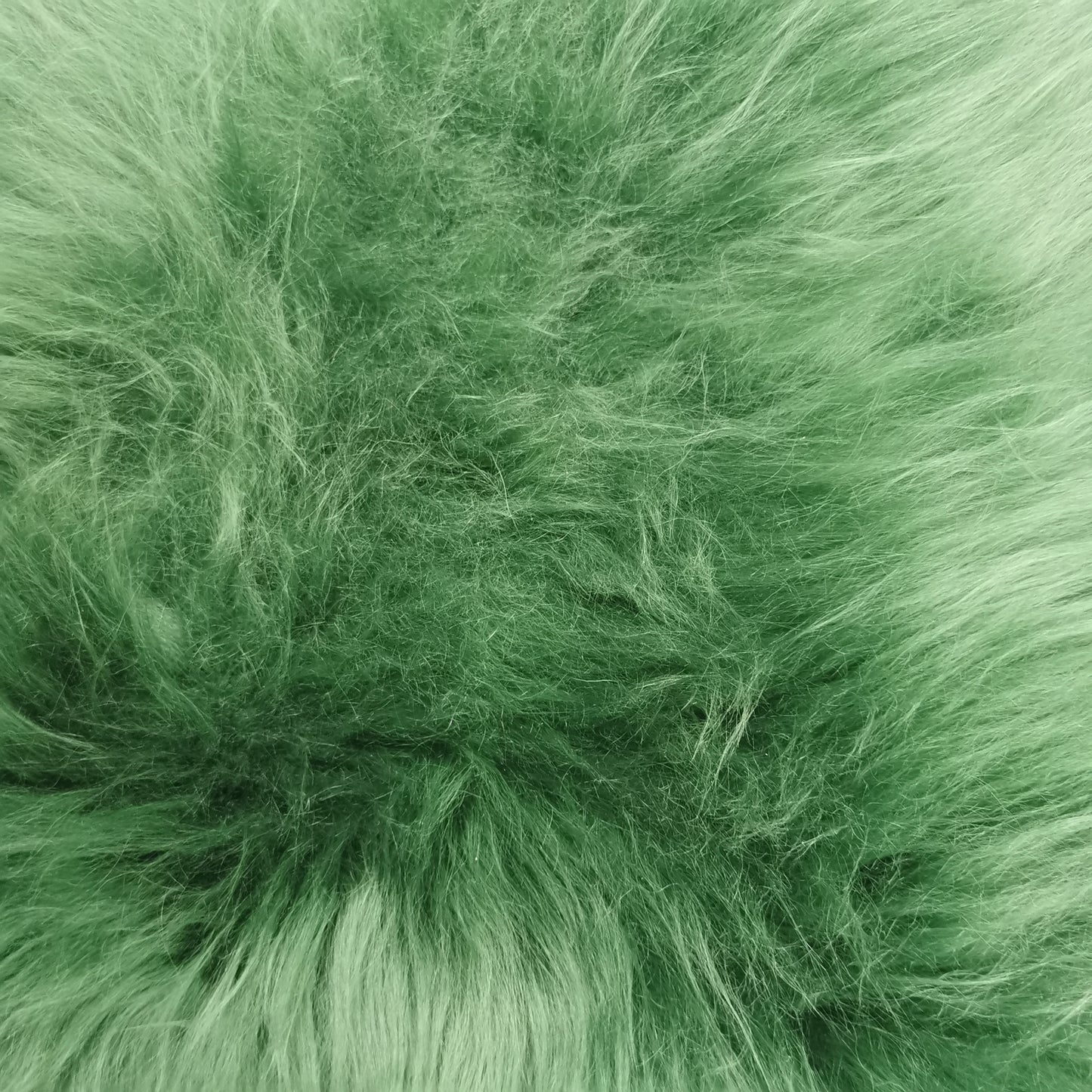 BUNTE Schaffell | Jungle-Grün | Echtes Lammfell |Teppich Deko | 120cm | Sitzauflage
