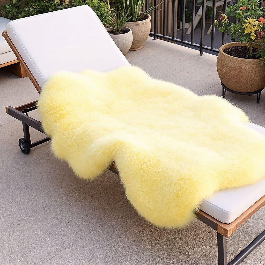 Eco Lambskin | Genuine Sheepskin | Medical-Graded Merino Natural Fur | Yoga Mat | Baby