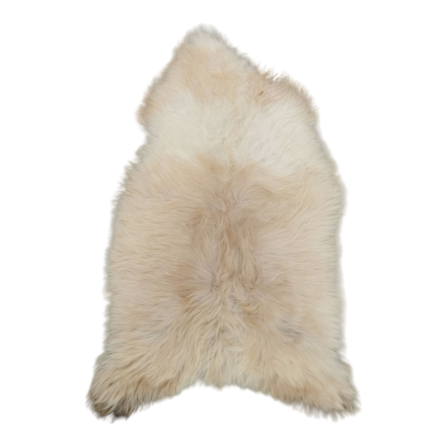 140cm Large Sheepskin, Lambskin, Real Fur, Natural White, Ewe Sheep, Organic Rug