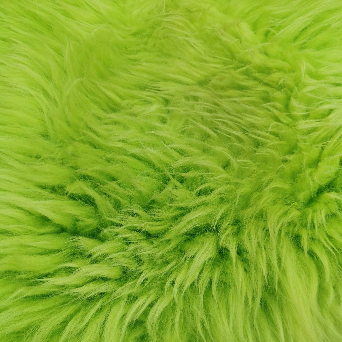 BUNTE Schaffell | Apfel-Grün | Echtes Lammfell |Teppich Deko | 120cm | Sitzauflage