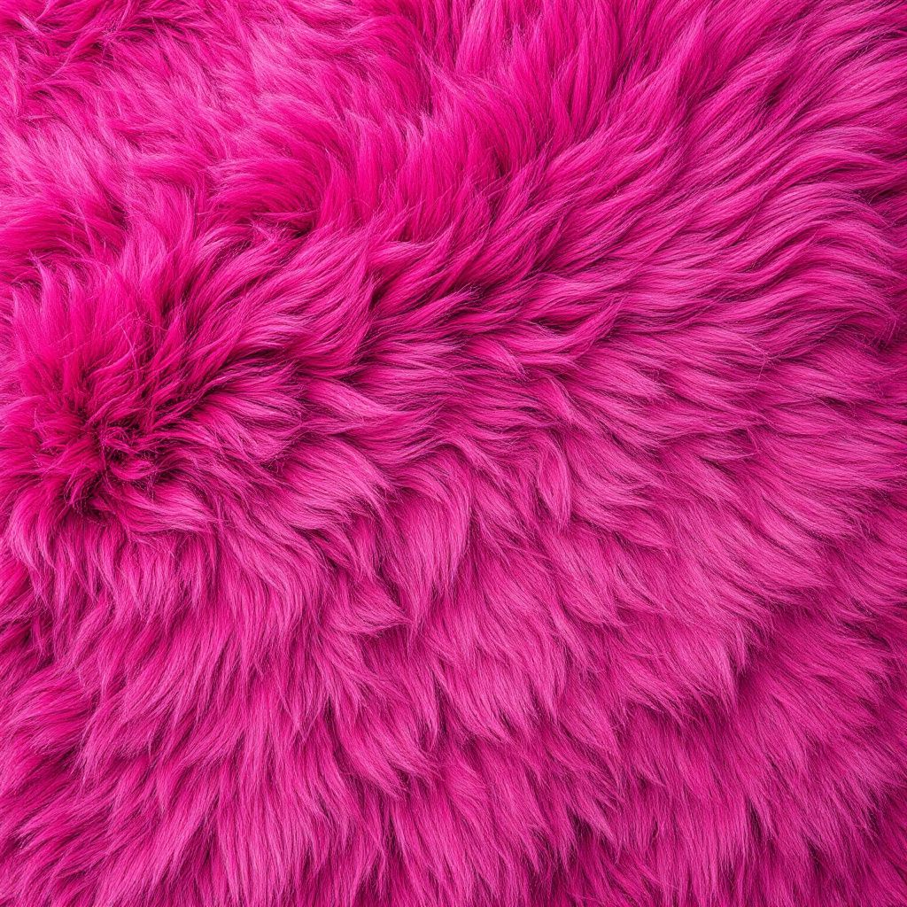 BUNTE Schaffell | Magenta | Echtes Lammfell |Teppich Deko | 120cm | Sitzauflage